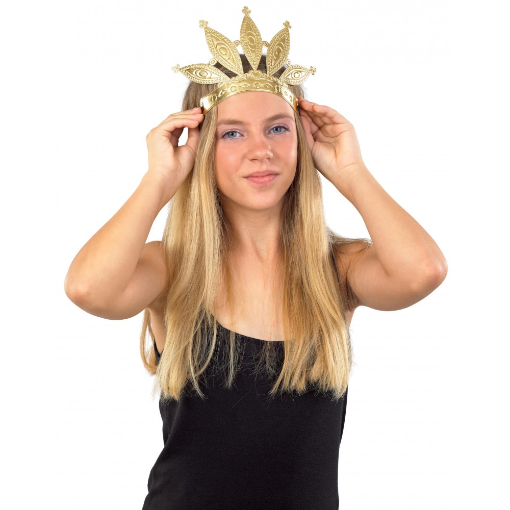 Αποκριάτικο Αξεσουάρ Στέμμα Βασίλισσας Με Λάστιχο 2χρμ