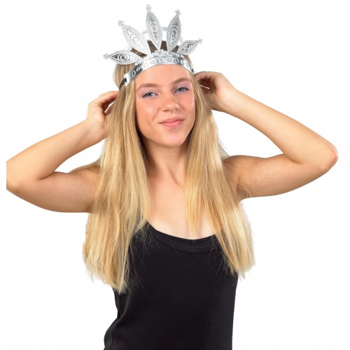 Αποκριάτικο Αξεσουάρ Στέμμα Βασίλισσας Με Λάστιχο 2χρμ