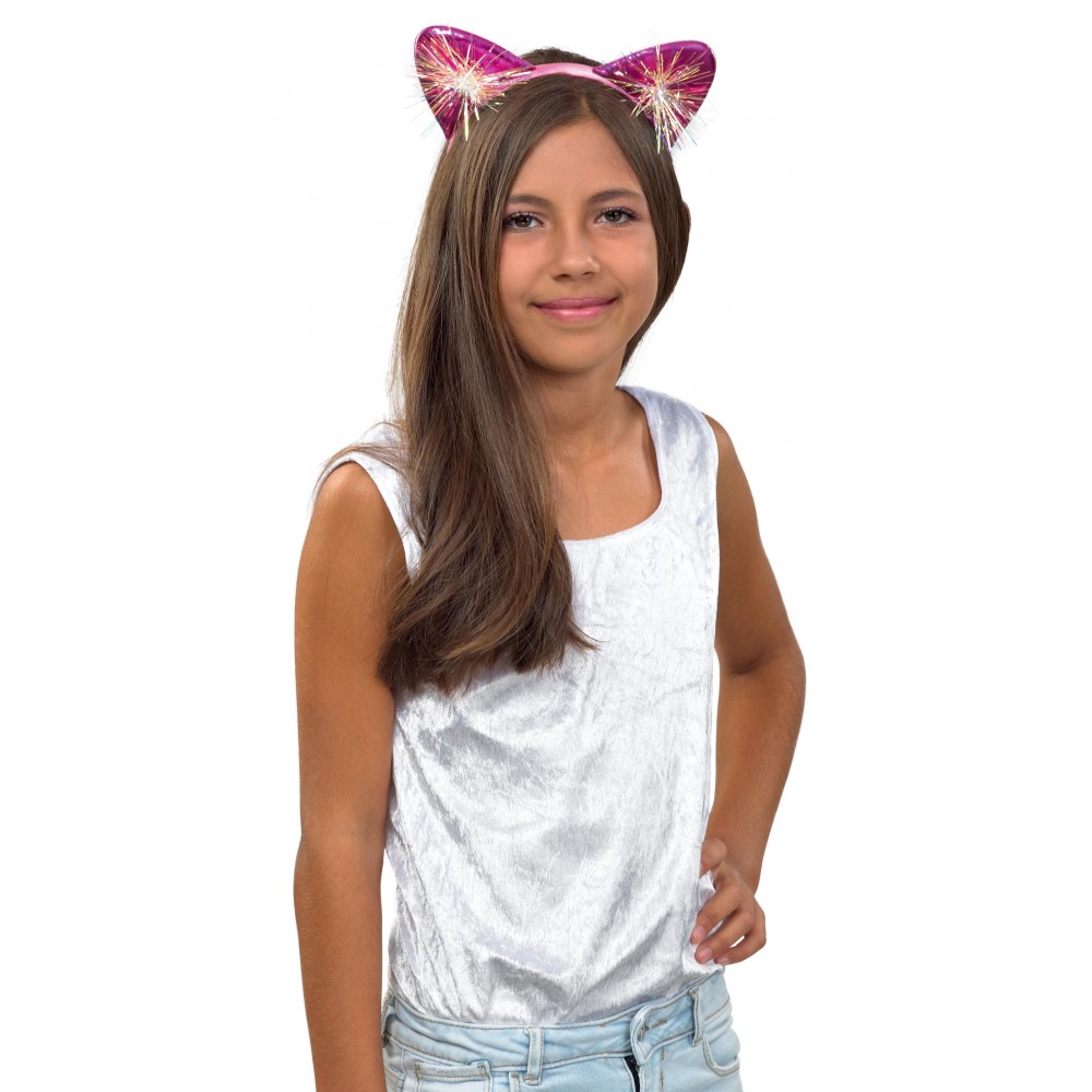 Αποκριάτικο Αξεσουάρ Στέκα Γάτας Mεταλιζέ