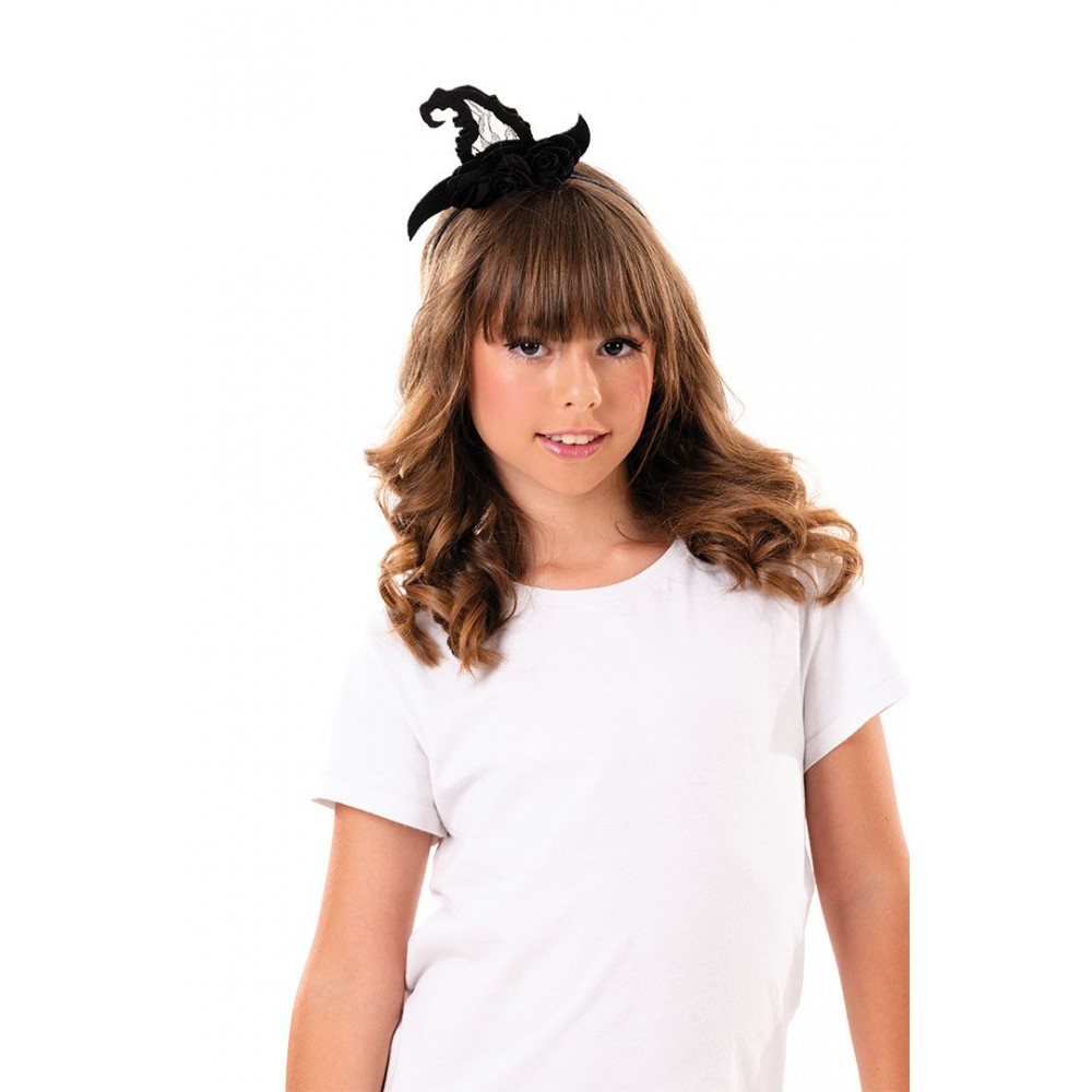 Αποκριάτικο Αξεσουάρ Στέκα Με Καπέλο Μάγισσας 10cm