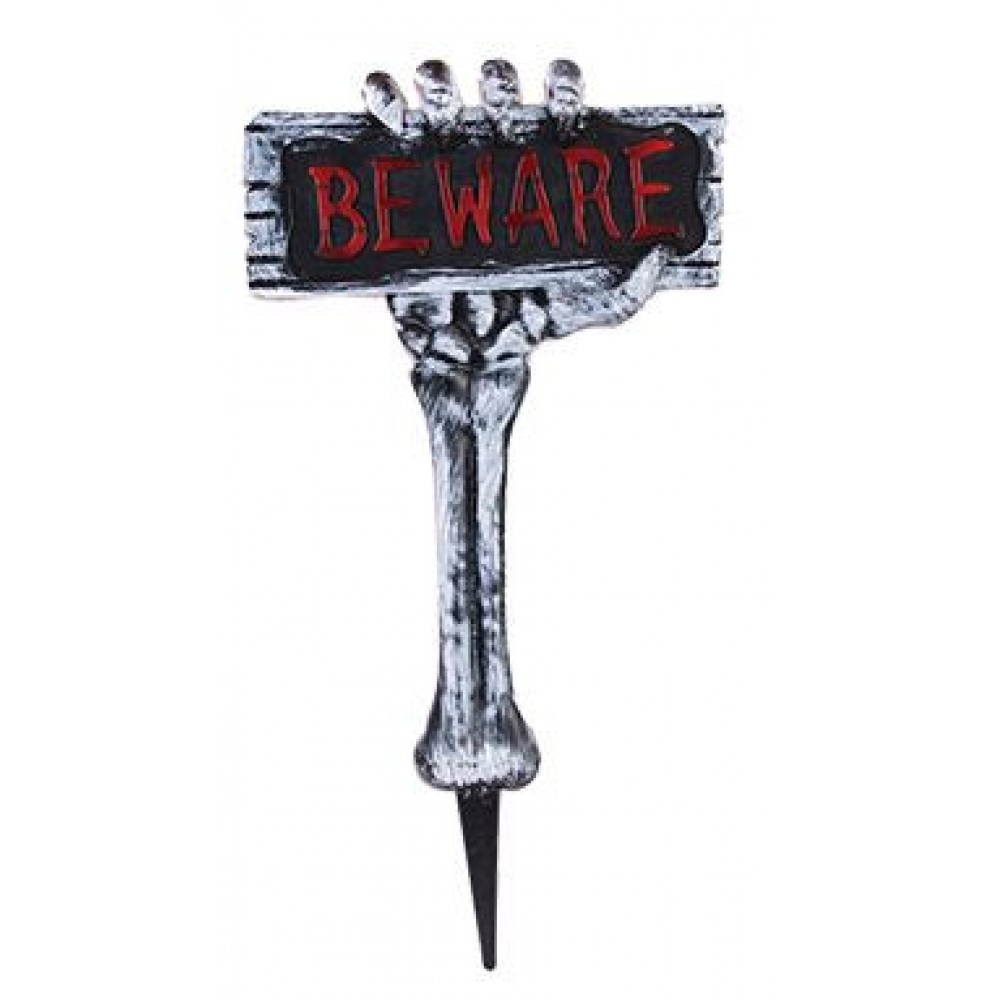 Αποκριάτικο Αξεσουάρ Πινακίδα Τρόμου 55cm