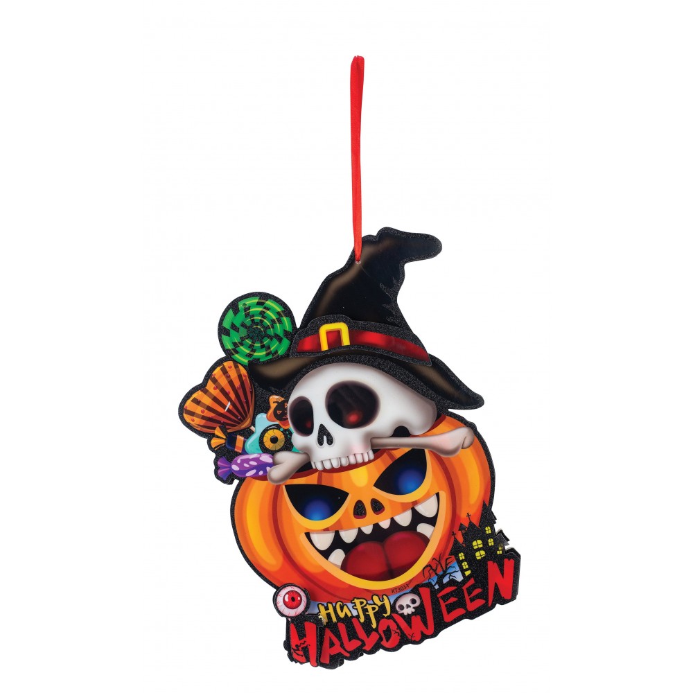 Αποκριάτικο Αξεσουάρ Διακοσμητικά Τοίχου Halloween 3D 4σχδ