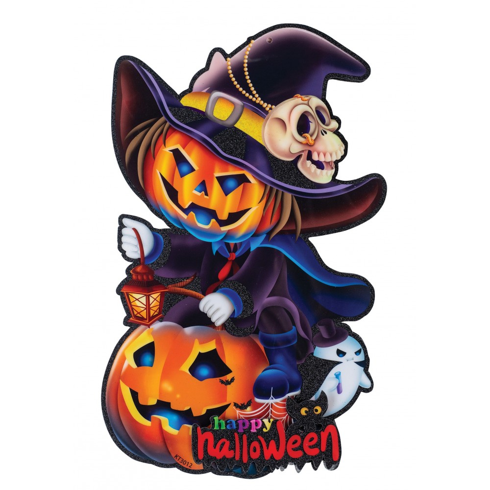 Αποκριάτικο Αξεσουάρ Διακοσμητικά Τοίχου Halloween 3D 4σχδ