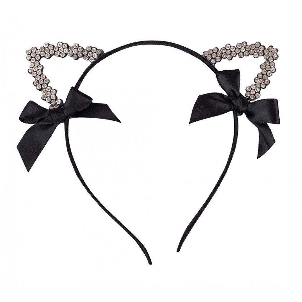 Αποκριάτικο Αξεσουάρ Στέκα Γάτας Με Στρας 15cm