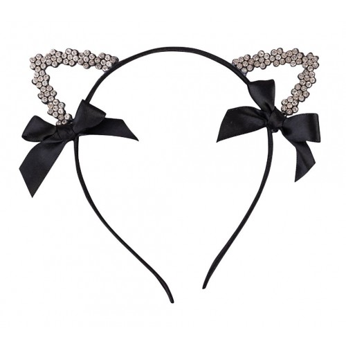 Αποκριάτικο Αξεσουάρ Στέκα Γάτας Με Στρας 15cm