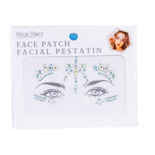 Αποκριάτικο Αξεσουάρ Αυτοκόλλητα Προσώπου 6σχδ