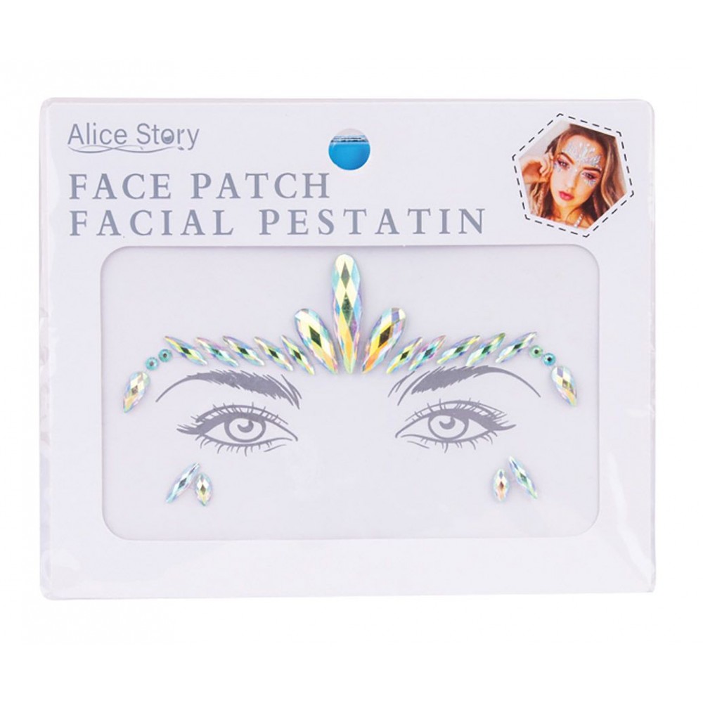 Αποκριάτικο Αξεσουάρ Αυτοκόλλητα Προσώπου 6σχδ