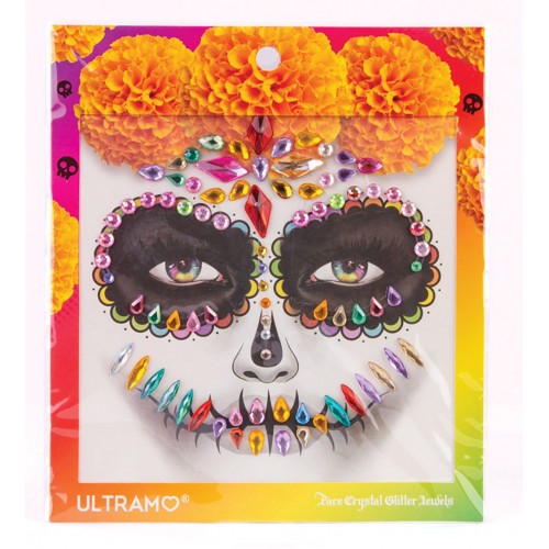 Αποκριάτικο Αξεσουάρ Αυτοκόλλητα Προσώπου 5σχδ