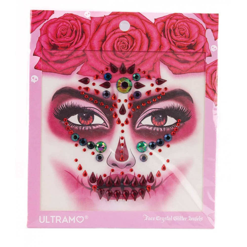 Αποκριάτικο Αξεσουάρ Αυτοκόλλητα Προσώπου 5σχδ