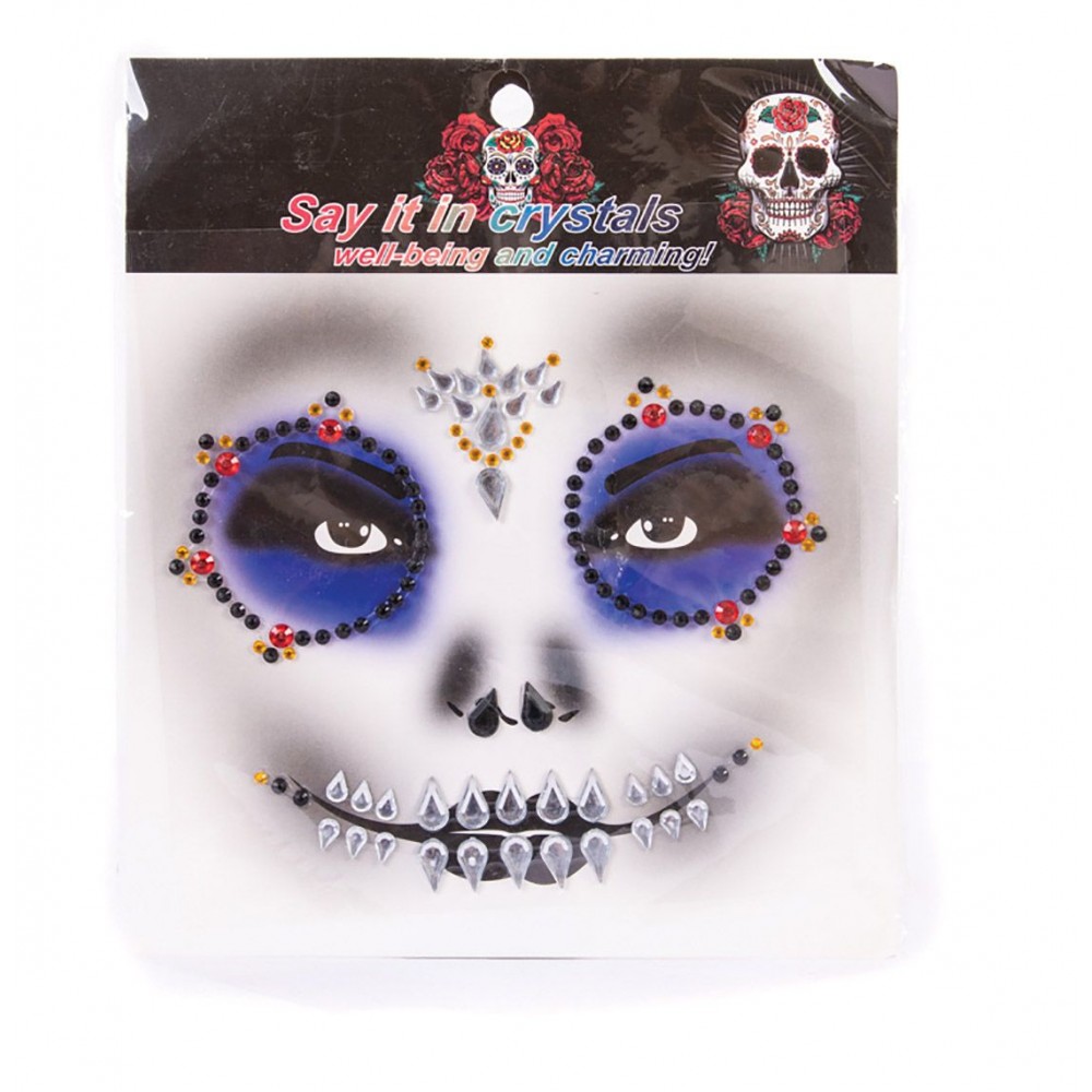 Αποκριάτικο Αξεσουάρ Αυτοκόλλητα Προσώπου 5σχδ