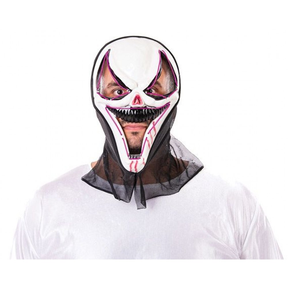 Αποκριάτικο Αξεσουάρ Μάσκα Τρόμου Με Φως 36cm