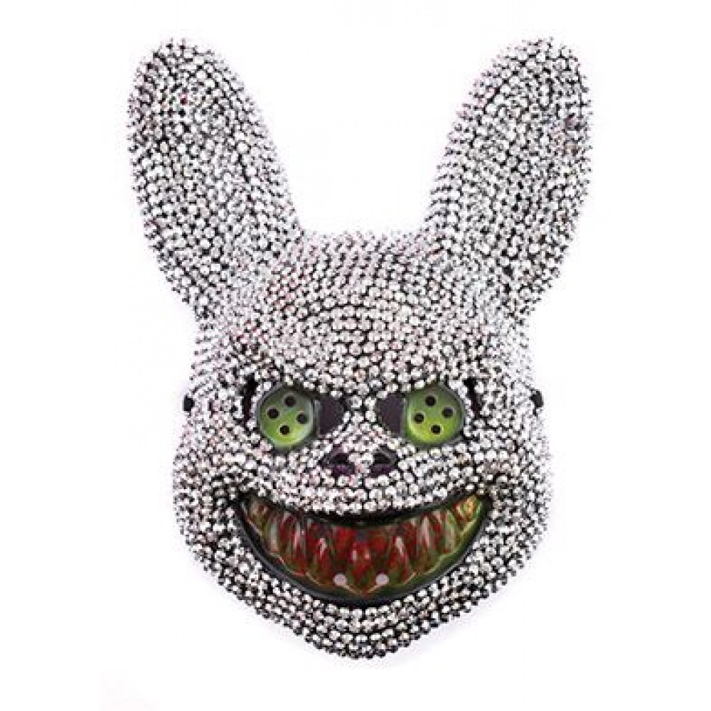 Αποκριάτικο Αξεσουάρ Μάσκα Bunny Τρόμου Με Στρας 2χρμ
