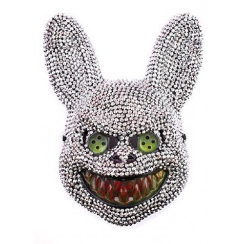 Αποκριάτικο Αξεσουάρ Μάσκα Bunny Τρόμου Με Στρας 2χρμ