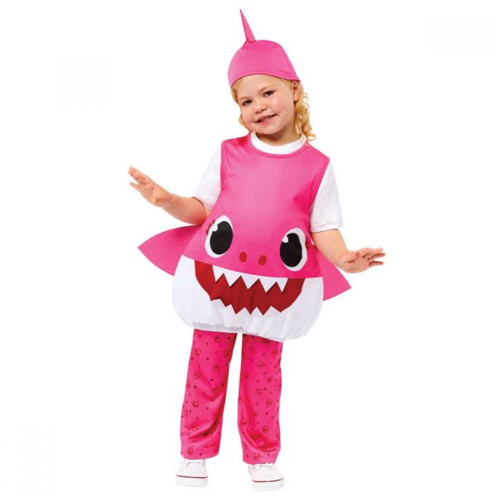 Αποκριάτικη Στολή Baby Shark Pink Mummy