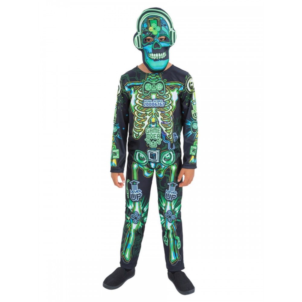 Αποκριάτικη Στολή Dark Tech Skeleton