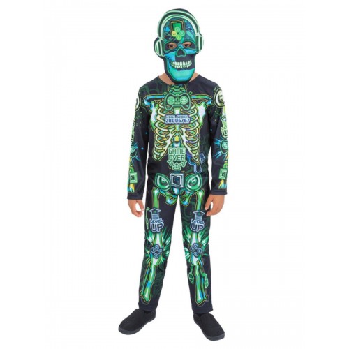 Αποκριάτικη Στολή Dark Tech Skeleton
