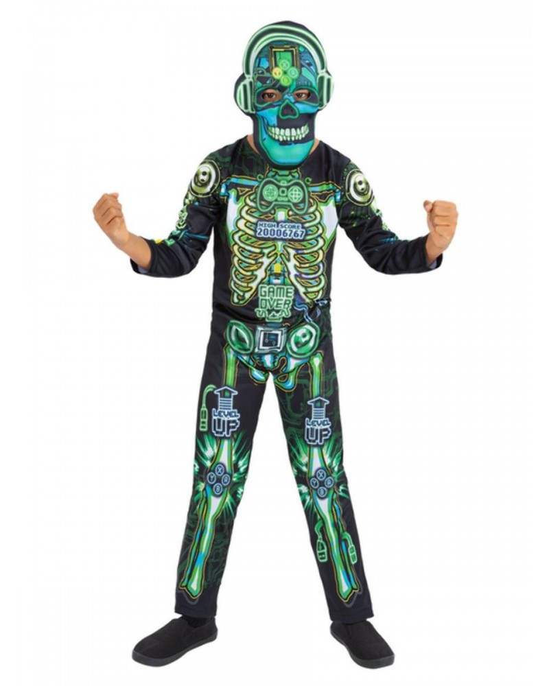 Αποκριάτικη Στολή Dark Tech Skeleton