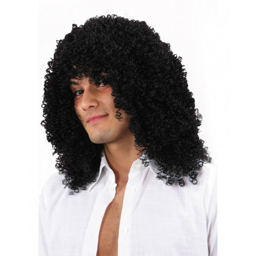 Περούκα Ανδρική Μαύρη Σγουρή Brazil