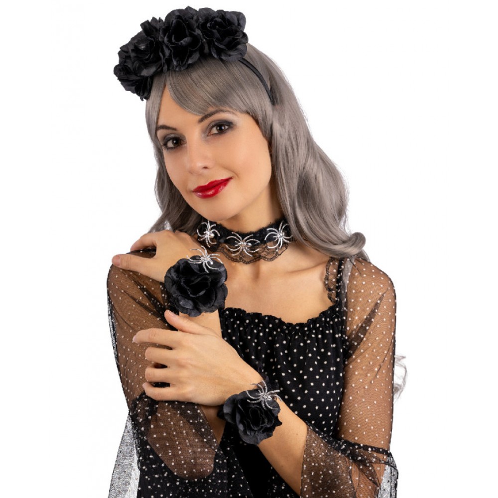 Σετ Μεταμφίεσης Black Halloween