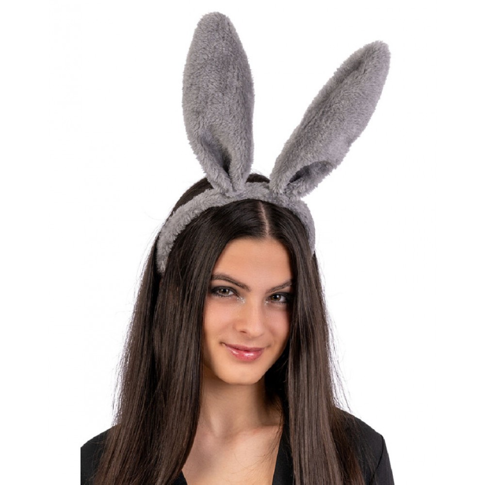 Αποκριάτικη Στέκα Λαγός Γκρι