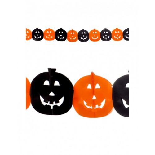Γιρλάντα Διακοσμητική Halloween Κολοκύθα Μικρή 4μ.