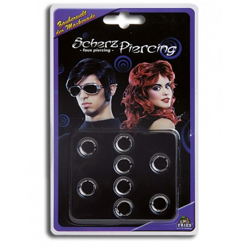 Σκουλαρίκια Piercing 8 Τεμαχίων