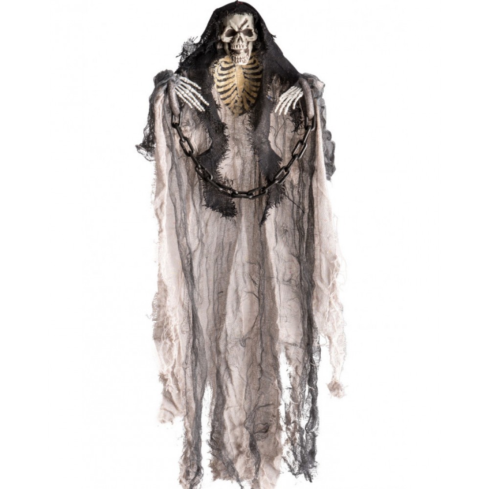 Διακοσμητικό Halloween Κρεμαστός Σκελετός Με Αλυσίδες