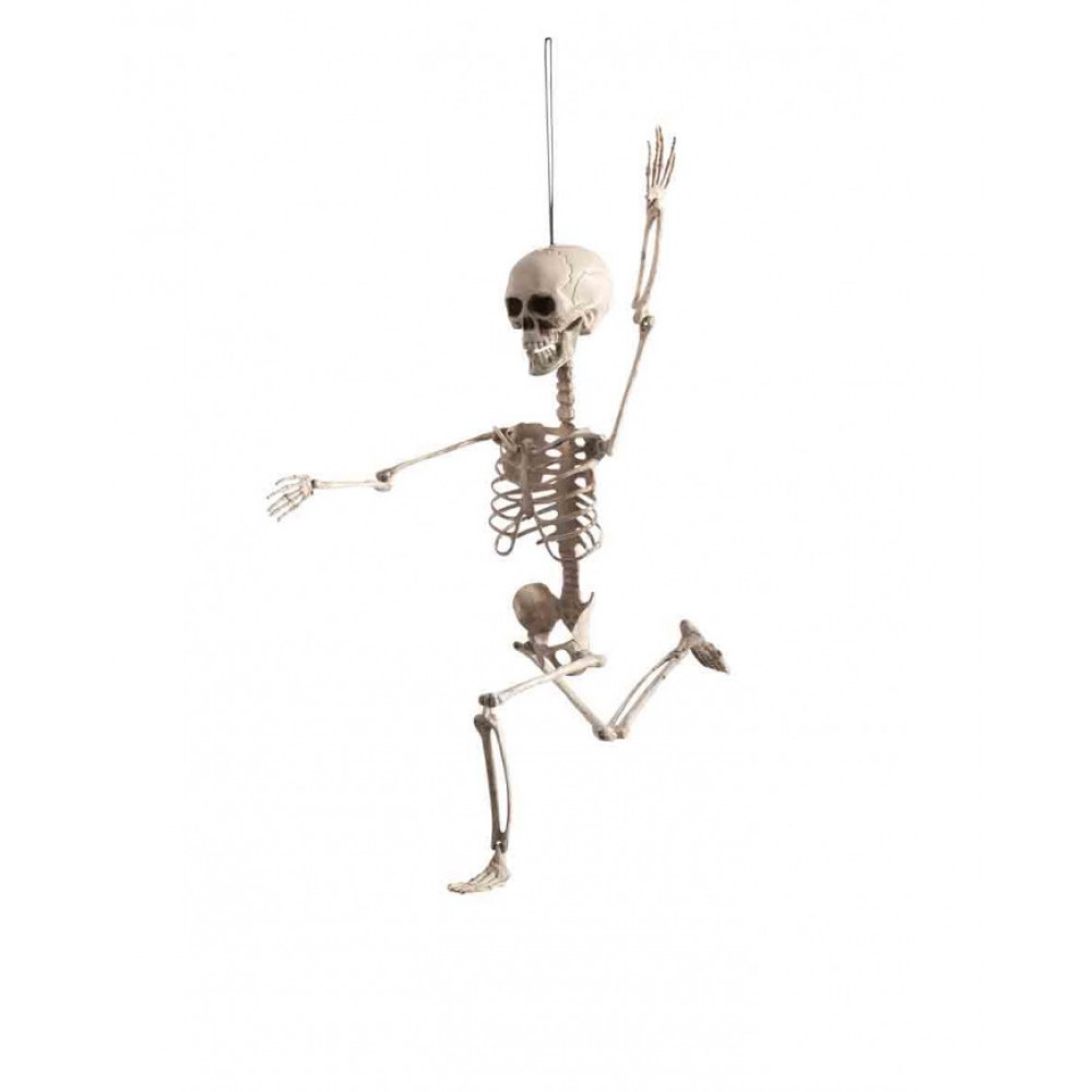 Διακοσμητικό Halloween Κρεμαστός Σκελετός Με Κίνηση  70cm