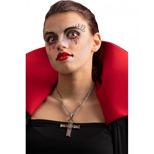 Αυτοκόλλητο Τατουάζ Προσώπου Vampire