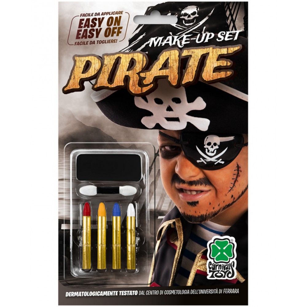 5 Χρώματα Μακιγιάζ Πειρατής