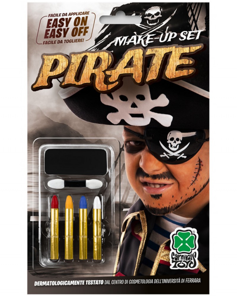5 Χρώματα Μακιγιάζ Πειρατής