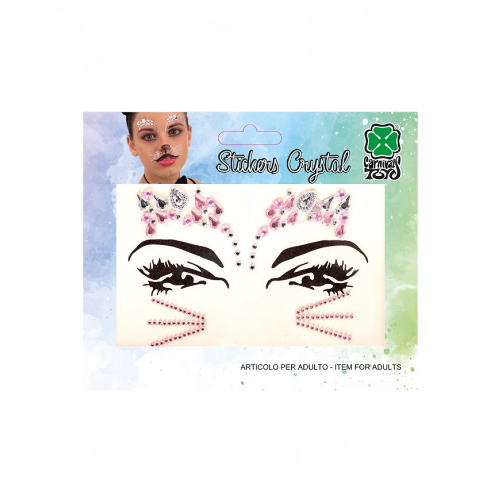 Στρασάκια Προσώπου σε σχήμα Γάτας