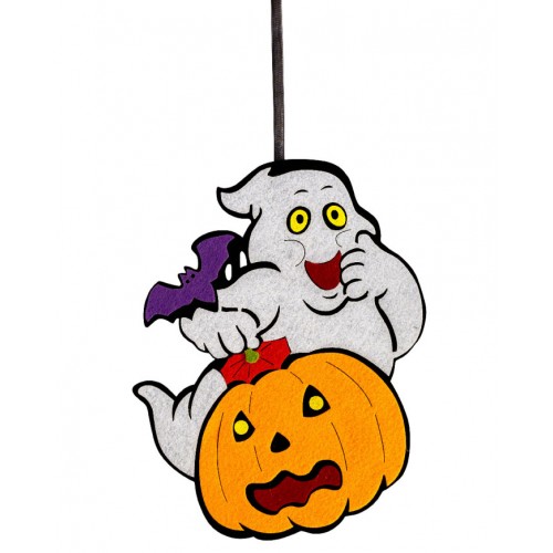 Διακοσμητικό Κρεμαστό Halloween Φάντασμα 25cm