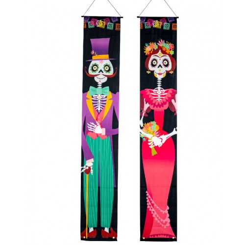 Διακοσμητικά Banner Day Of The Dead Υ.: 180cm 2τμχ