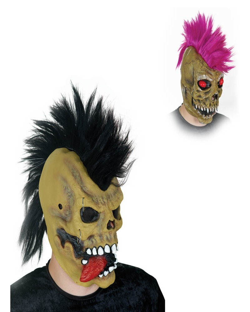 Λάτεξ Μάσκα Πανκ Με Φως