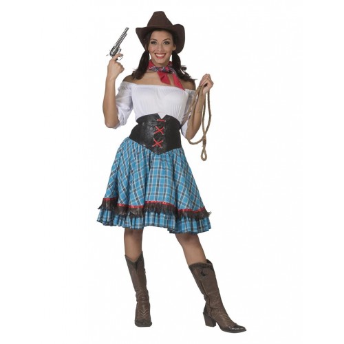 Στολή Cow Girl Μπλε