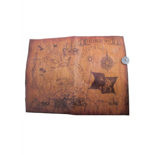 Χάρτης Θησαυρού Με Πυξίδα  19cm x 22cm