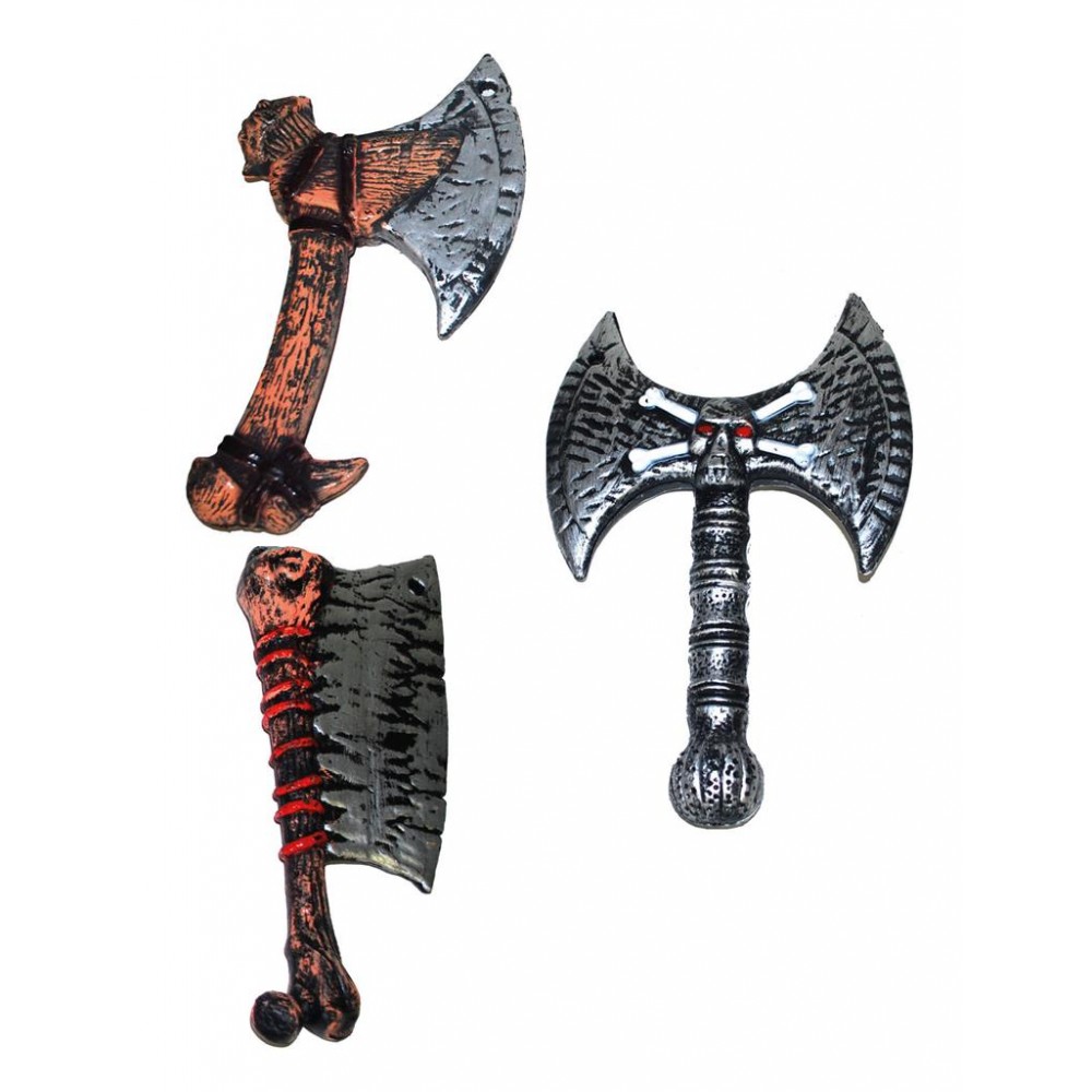 Τσεκούρι Όπλο Πρωτόγονου Ζουλού Σε 3 Σχέδια  33cm