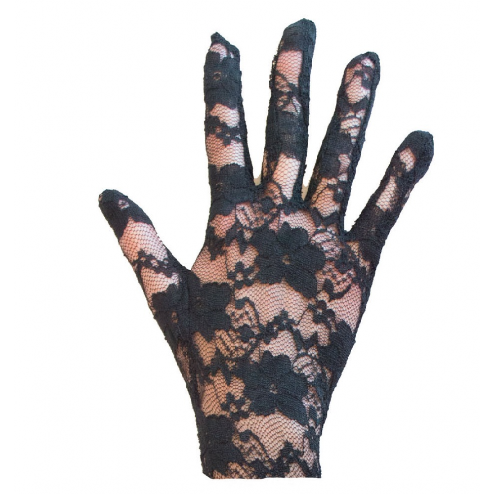 Γάντια Κοντά Με Δαντέλα 21εκ