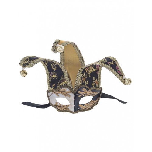Μάσκα Ματιών Βενετσιάνικη Χρυσή Μαύρη