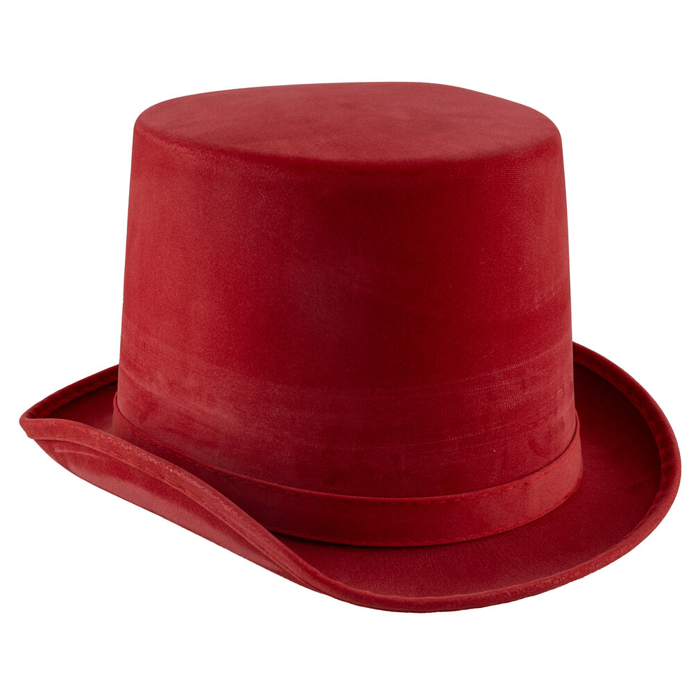 Καπέλο Ημίψηλο Κόκκινο Deluxe  15cm