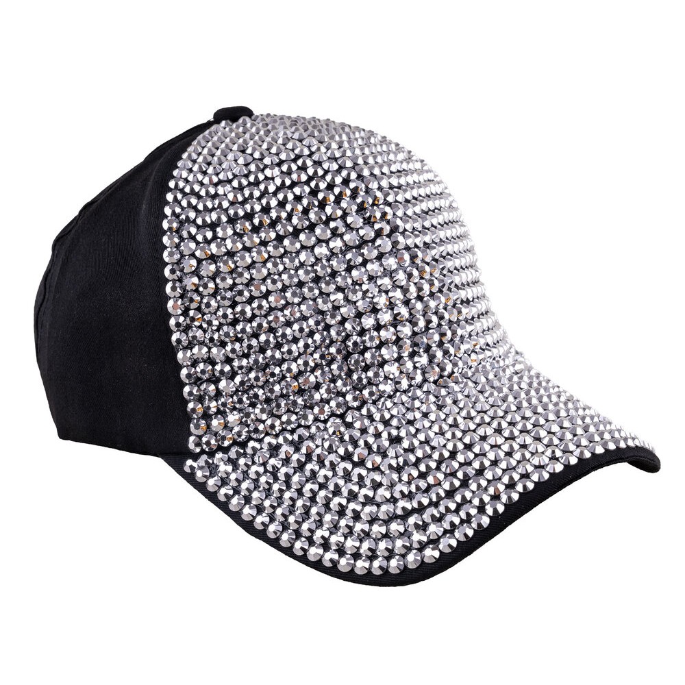 Καπέλο Disco Με Ασημί Strass