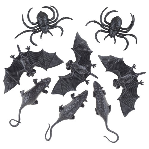Διακοσμητικά Ζώα Halloween Σετ 8 Τμχ