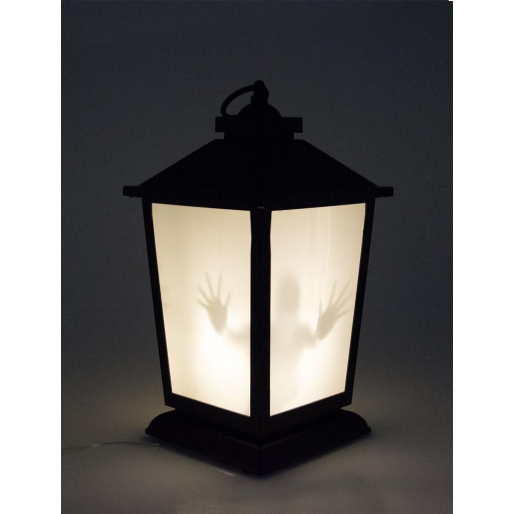 Διακοσμητικό Φανάρι Τρόμου Με Φως & Ήχο 36cm x 17cm