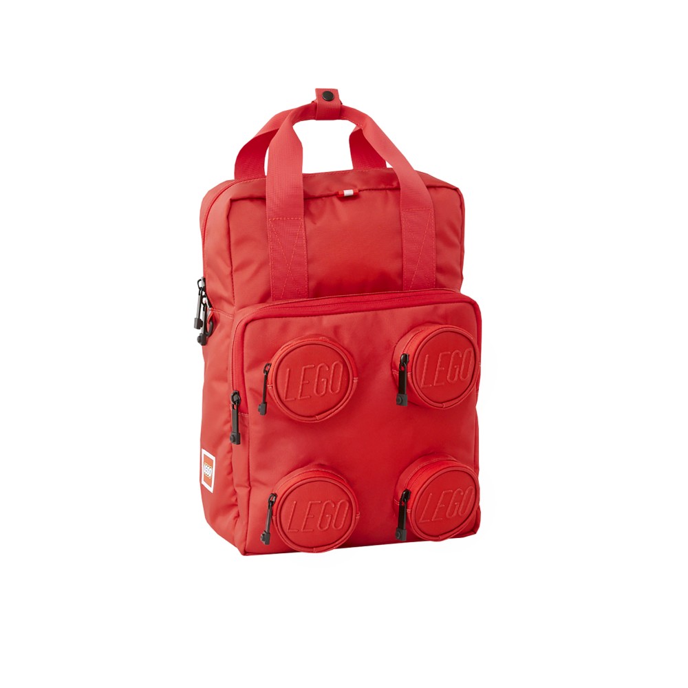 LEGO® BRICK 2X2 ΣΑΚΙΔΙΟ ΠΛΑΤΗΣ ENTONO ΚΟΚΚΙΝΟ - 20205-0021