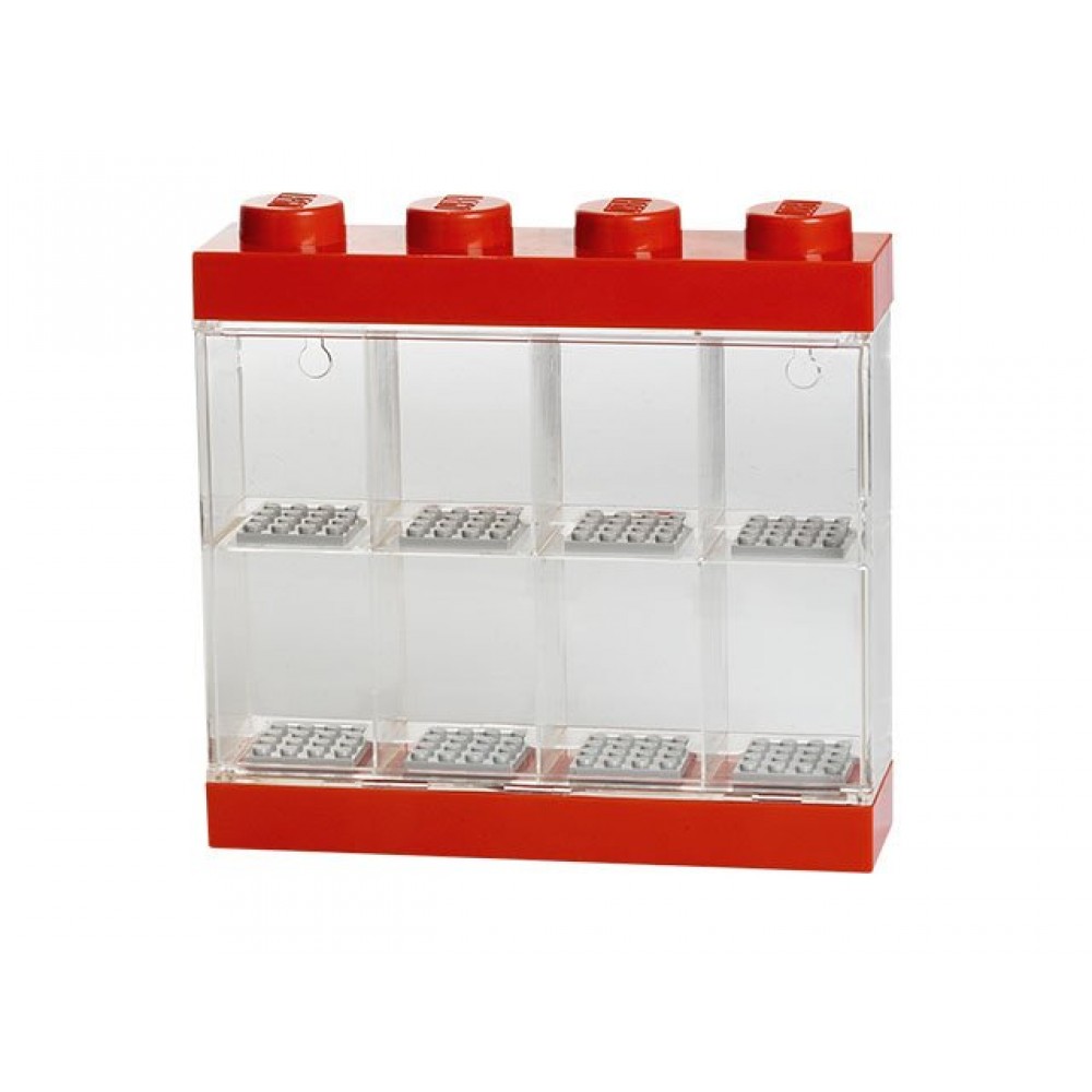 LEGO® ΒΙΤΡΙΝΑ ΓΙΑ ΦΙΓΟΥΡΕΣ ΜΕ 8 ΘΕΣΕΙΣ ΚΟΚΚΙΝΗ - 40650001