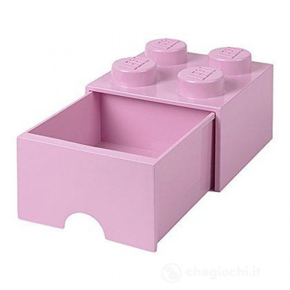 LEGO® ΚΟΥΤΙ ΑΠΟΘΗΚΕΥΣΗΣ ΤΕΤΡΑΓΩΝΟ ΡΟΖ ΣΥΡΤΑΡΩΤΟ - 40051738