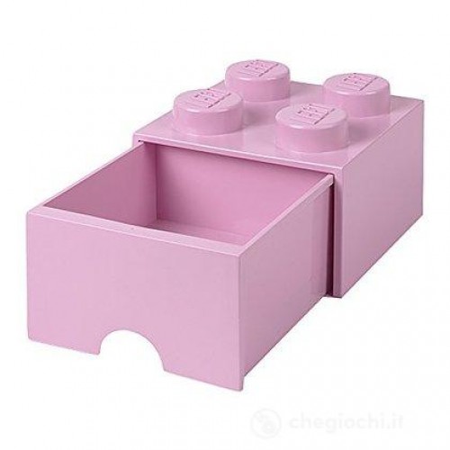 LEGO® ΚΟΥΤΙ ΑΠΟΘΗΚΕΥΣΗΣ ΤΕΤΡΑΓΩΝΟ ΡΟΖ ΣΥΡΤΑΡΩΤΟ - 40051738