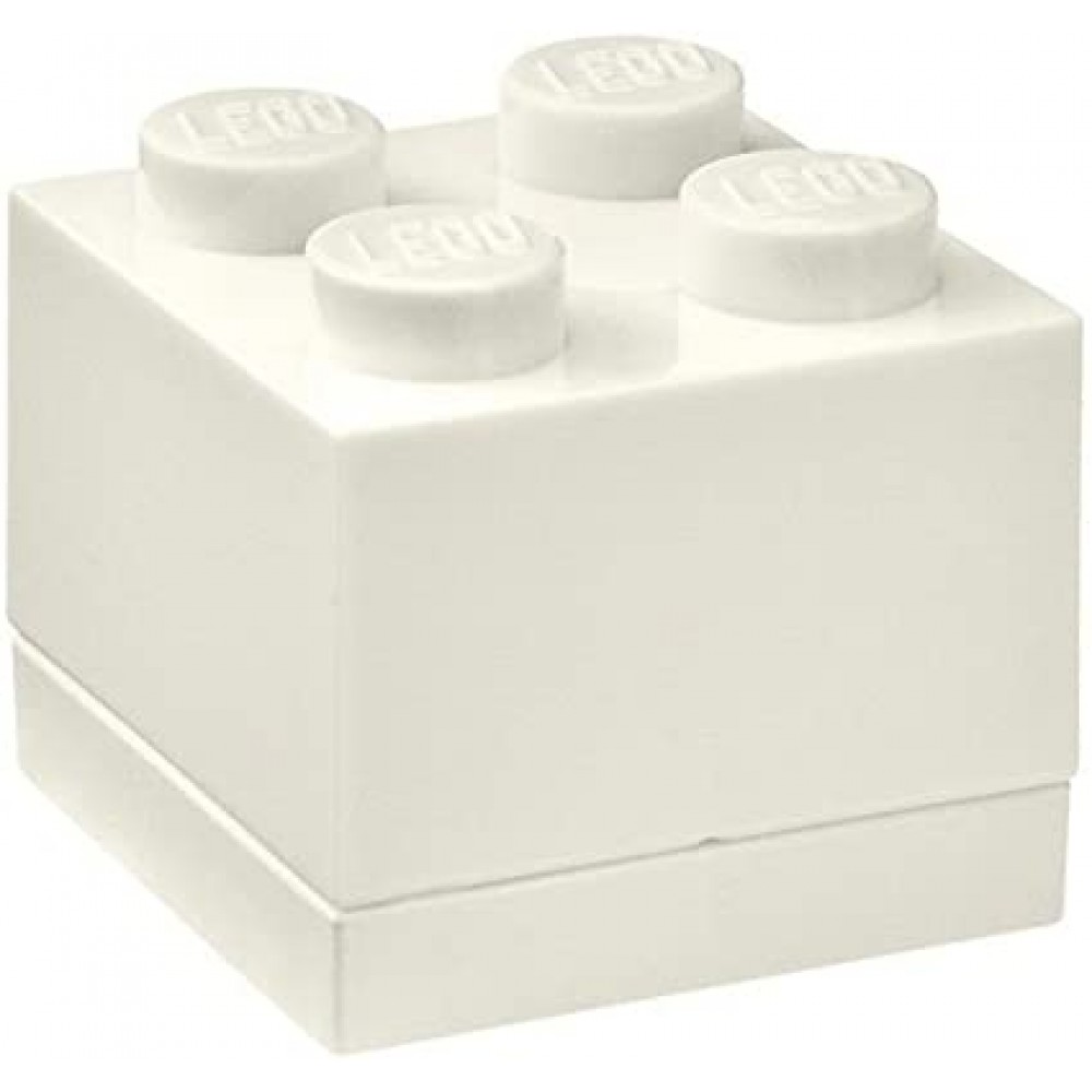 LEGO® ΚΟΥΤΙ ΑΠΟΘΗΚΕΥΣΗΣ ΤΕΤΡΑΓΩΝΟ MINI ΑΣΠΡΟ - 40111735
