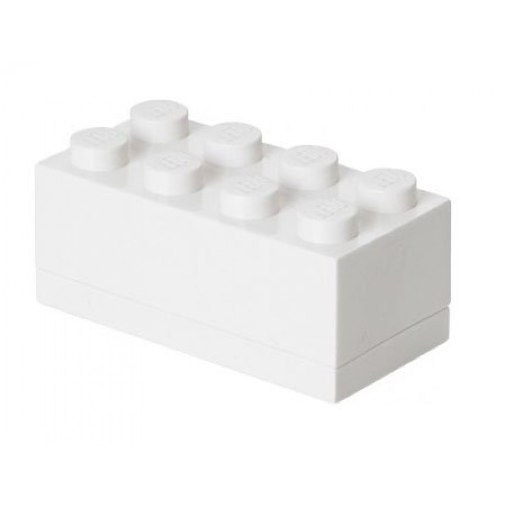 LEGO® ΚΟΥΤΙ ΑΠΟΘΗΚΕΥΣΗΣ ΟΡΘΟΓΩΝΙΟ MINI ΑΣΠΡΟ - 40121735